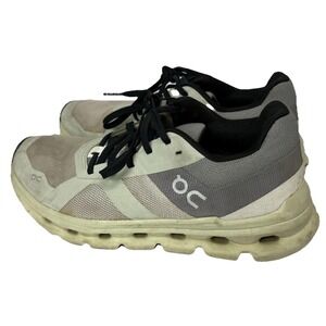 Women's ON CLOUDRUNNER Running Athletic Cloudtec Gym Shoes Frost/Aloe 6.5/37.5